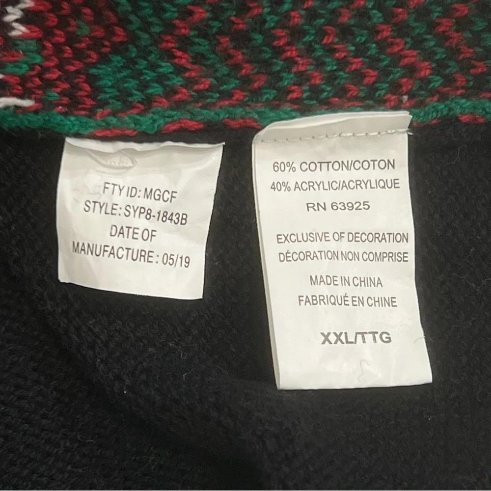 Ugly Christmas Sweater‎ Knitted Dragons and Castles Party